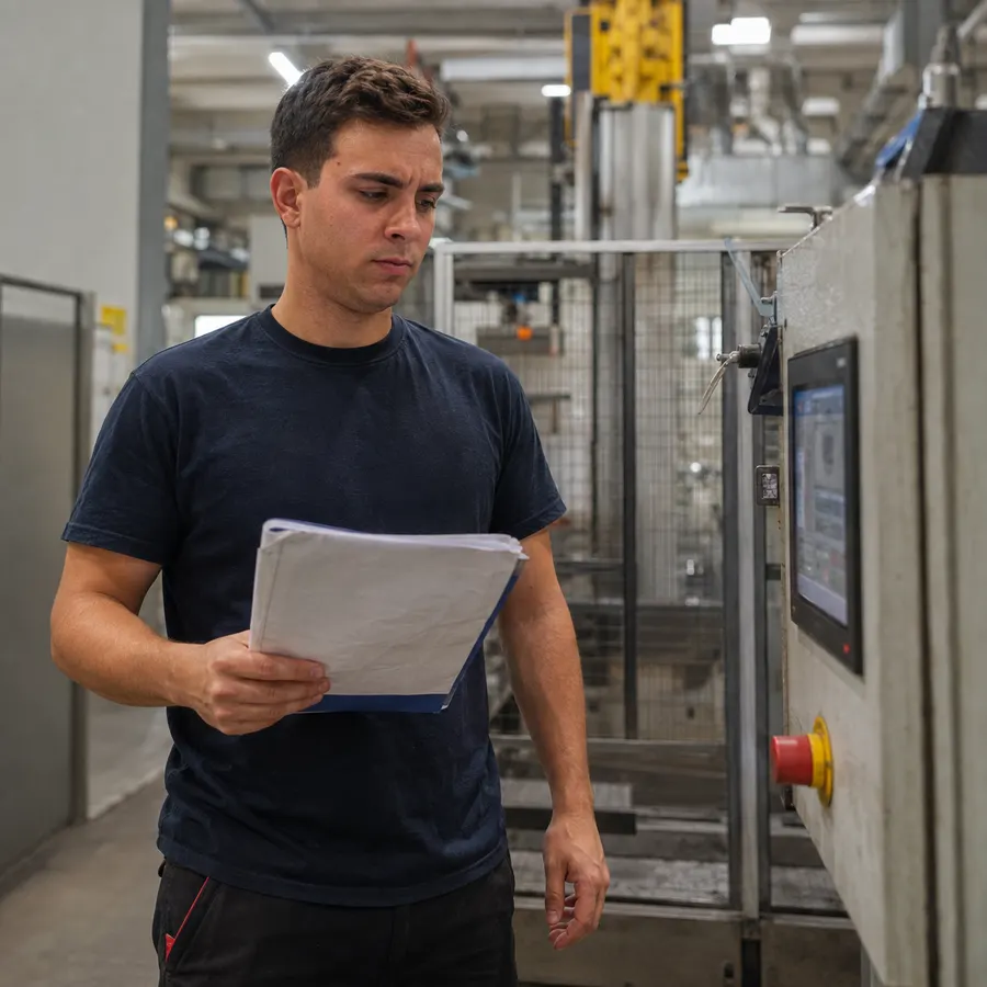 Parte de producción en papel o datos automáticos